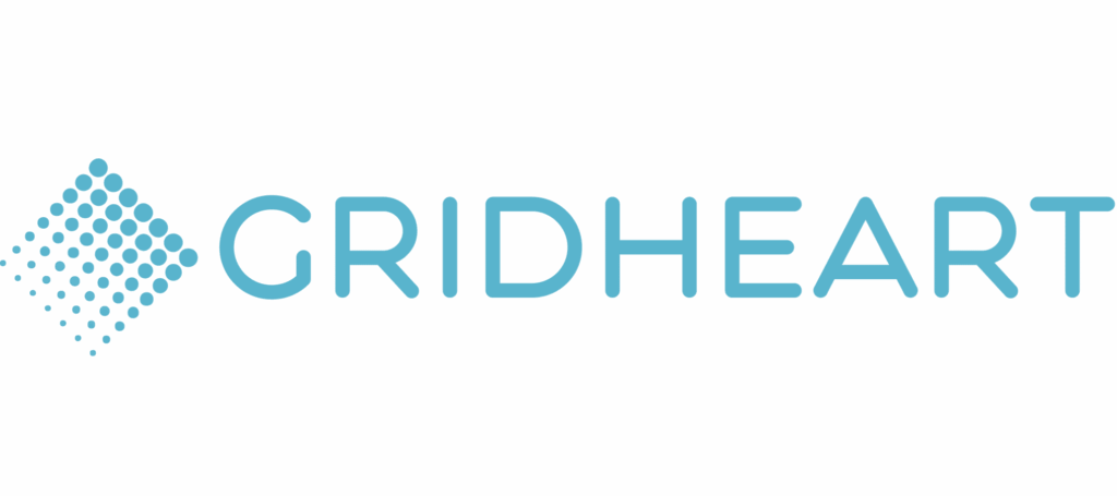 Gridheart logo transparent large canvas