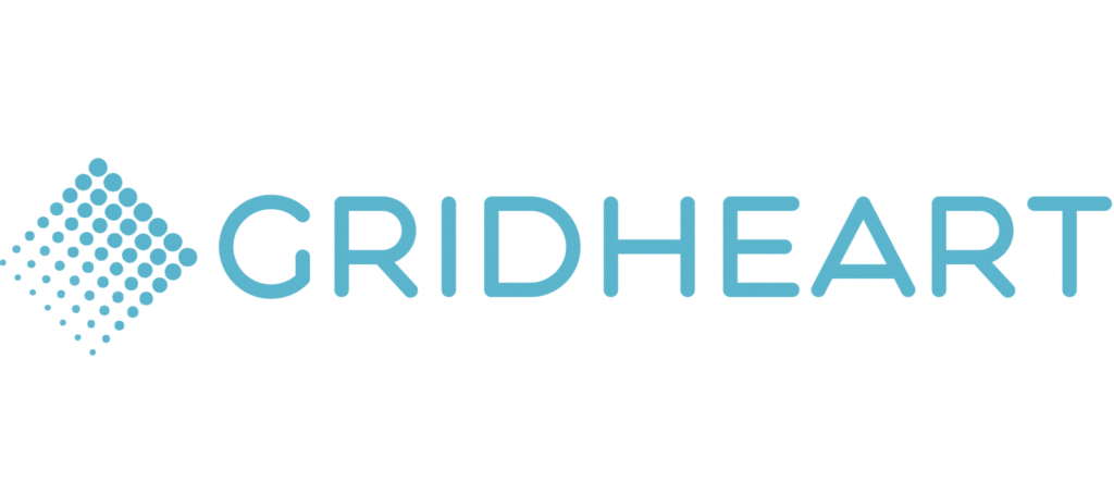Gridheart logo transparent large canvas