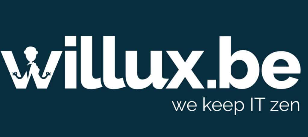 Willux.be logo wit blauweachtergrond 745x220