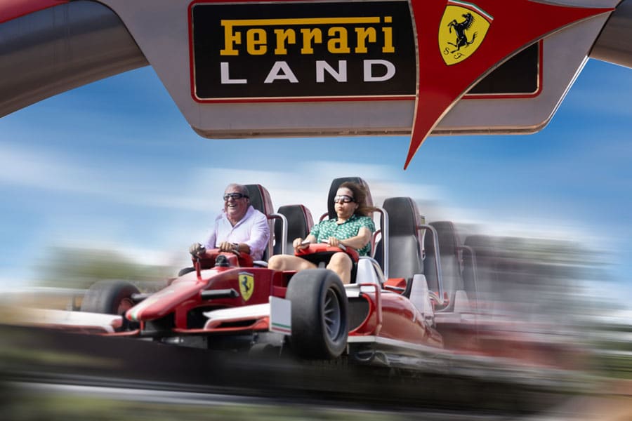 Ferrari Land with Logo 900x600